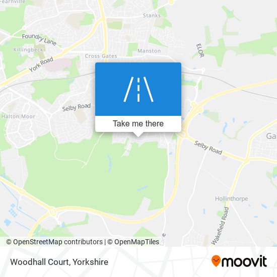 Woodhall Court map