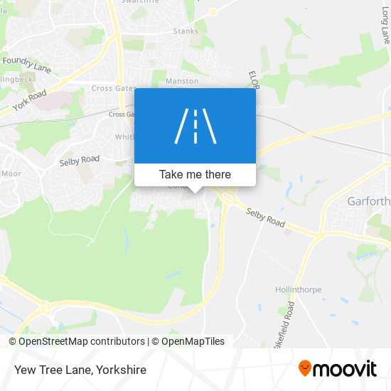 Yew Tree Lane map