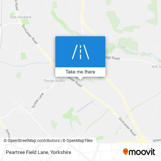 Peartree Field Lane map