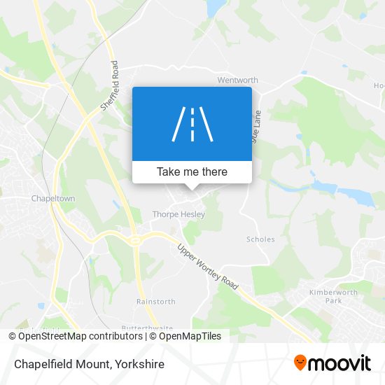 Chapelfield Mount map