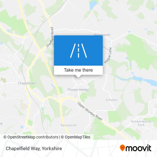 Chapelfield Way map