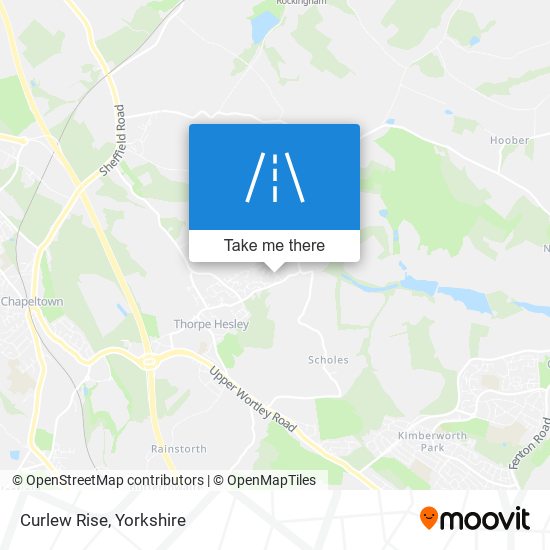 Curlew Rise map