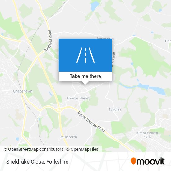 Sheldrake Close map