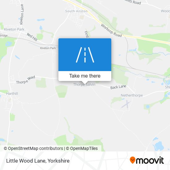 Little Wood Lane map