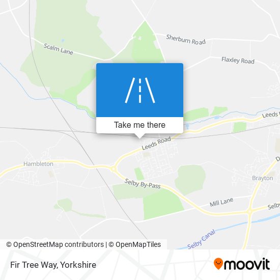 Fir Tree Way map