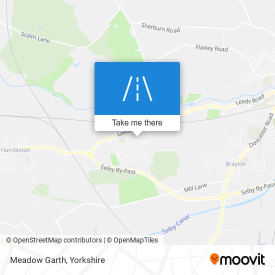 Meadow Garth map