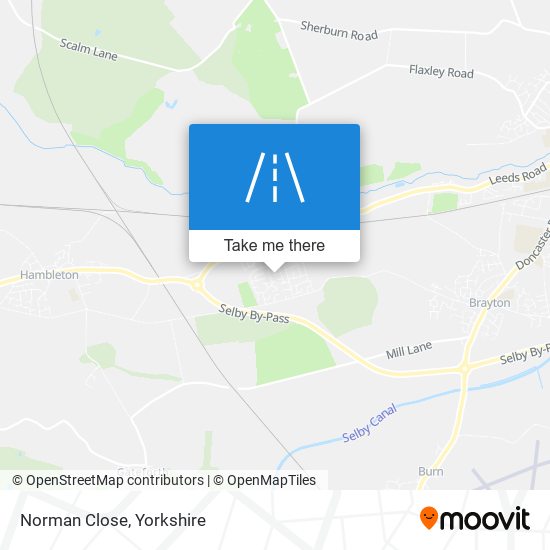 Norman Close map