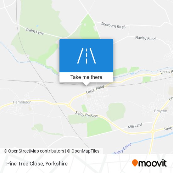 Pine Tree Close map