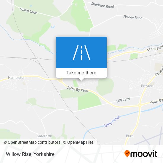 Willow Rise map