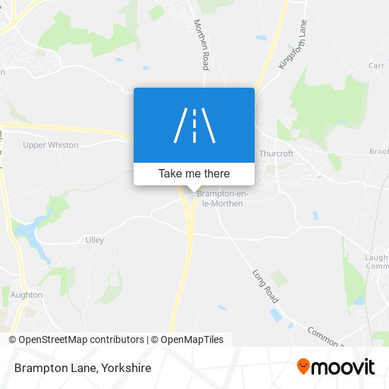 Brampton Lane map