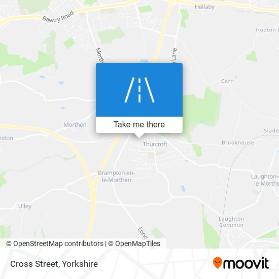 Cross Street map