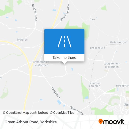 Green Arbour Road map