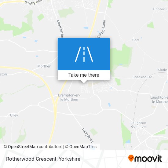 Rotherwood Crescent map