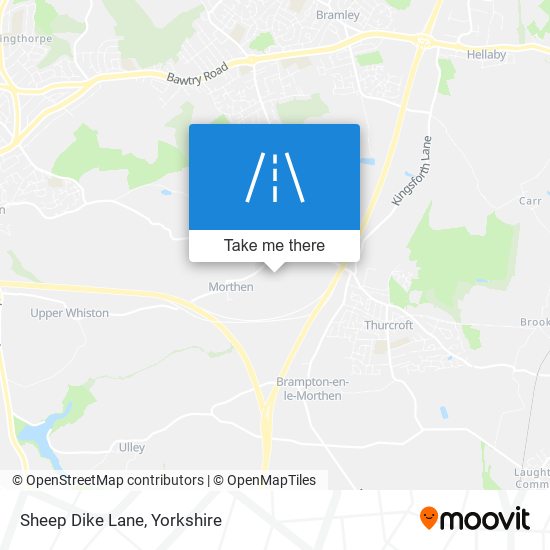 Sheep Dike Lane map