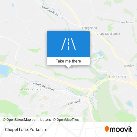 Chapel Lane map