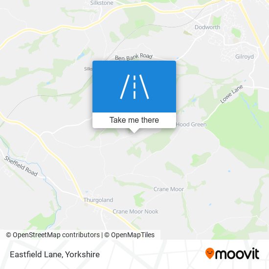Eastfield Lane map