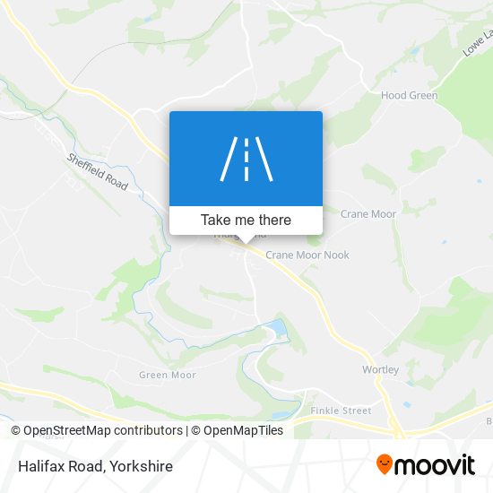 Halifax Road map