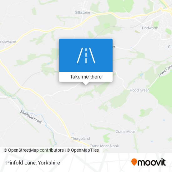 Pinfold Lane map