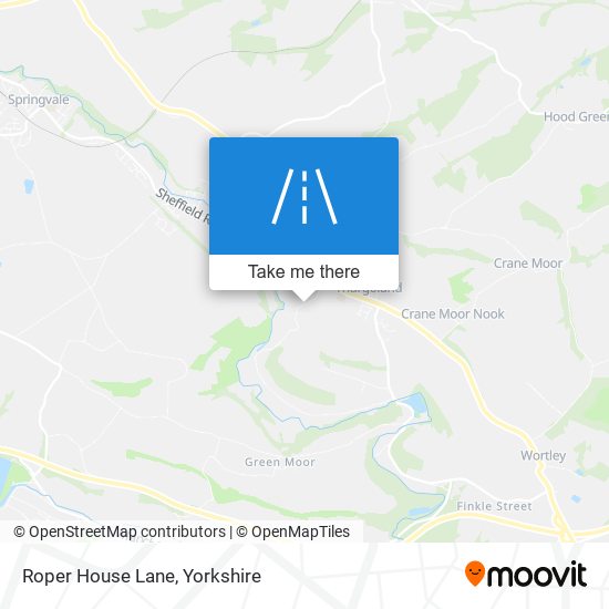 Roper House Lane map