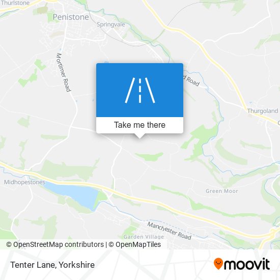 Tenter Lane map