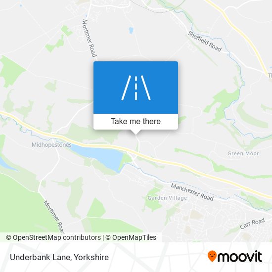 Underbank Lane map