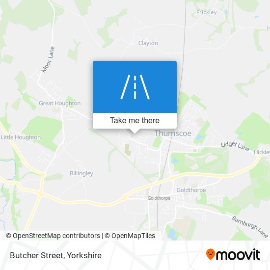 Butcher Street map