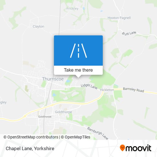 Chapel Lane map