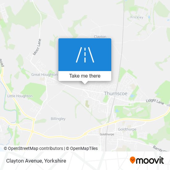 Clayton Avenue map