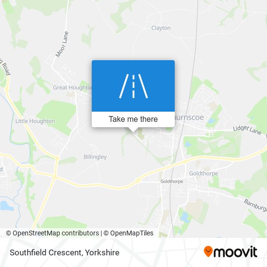 Southfield Crescent map
