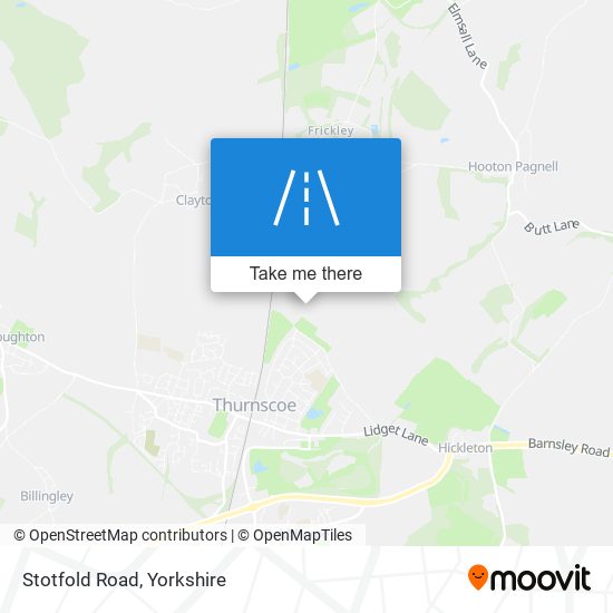 Stotfold Road map