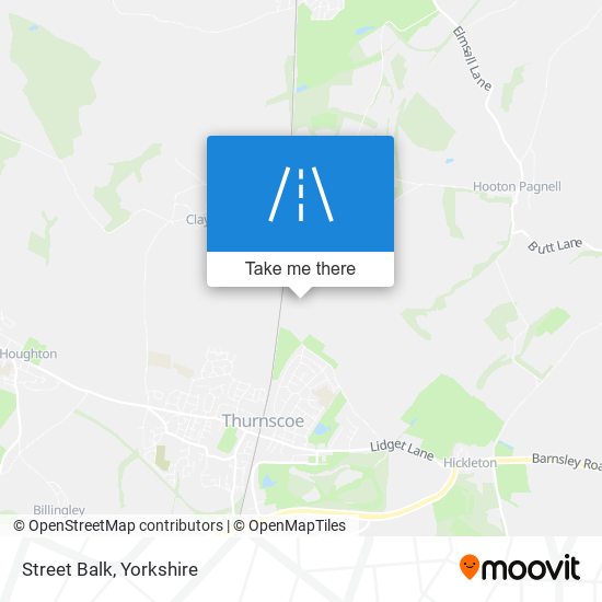 Street Balk map