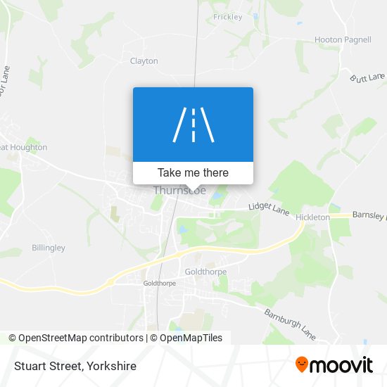 Stuart Street map