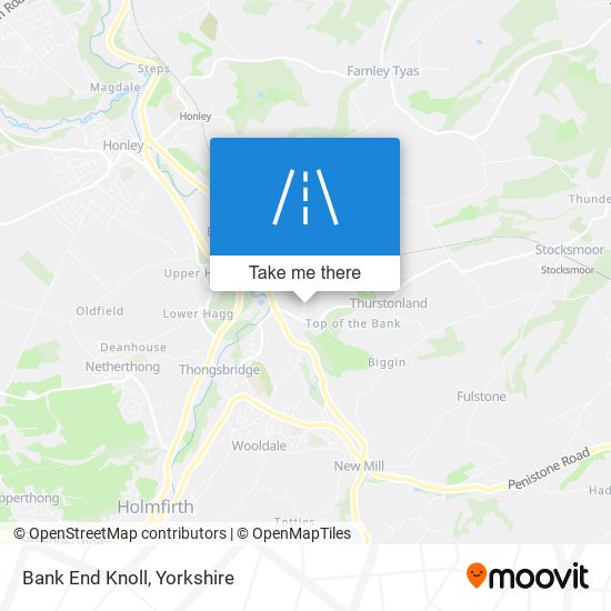 Bank End Knoll map