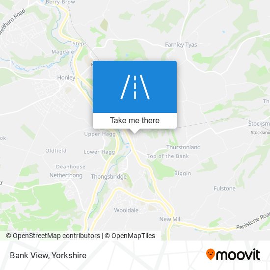 Bank View map