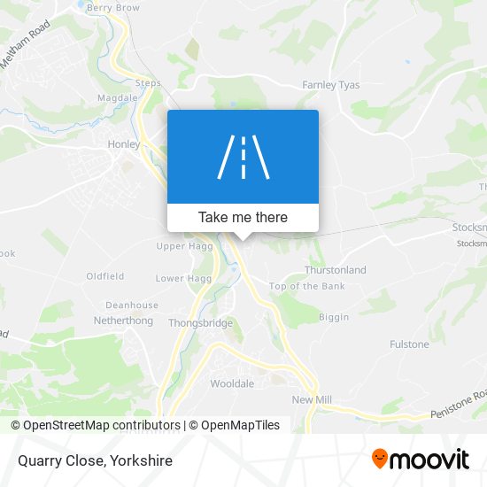 Quarry Close map