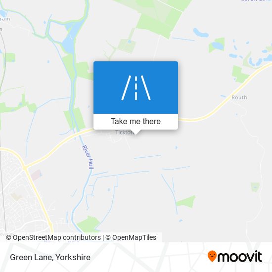 Green Lane map
