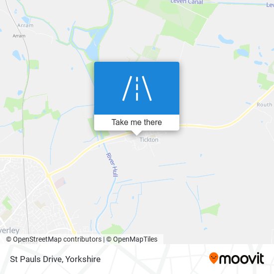 St Pauls Drive map