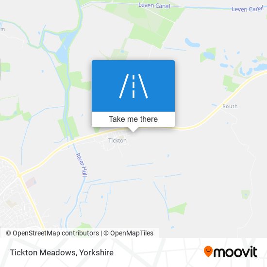 Tickton Meadows map