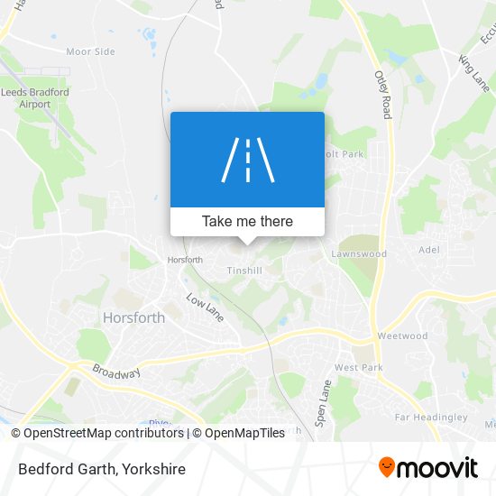 Bedford Garth map