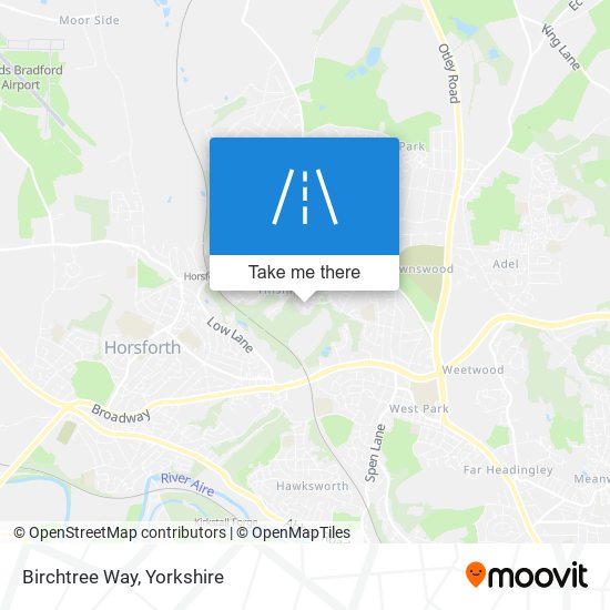 Birchtree Way map