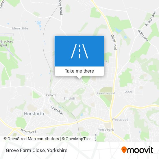 Grove Farm Close map
