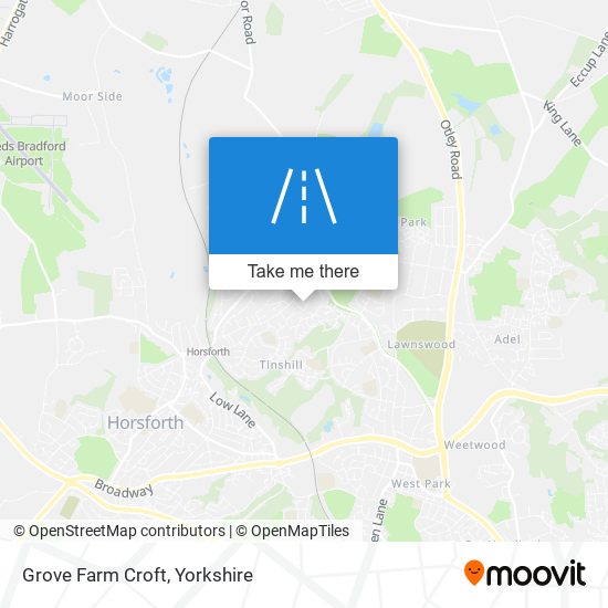 Grove Farm Croft map