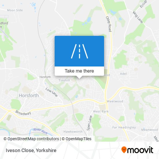 Iveson Close map