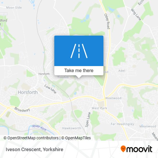 Iveson Crescent map