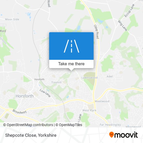 Shepcote Close map