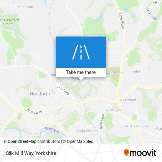 Silk Mill Way map