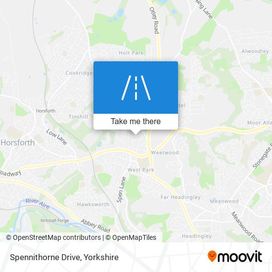 Spennithorne Drive map
