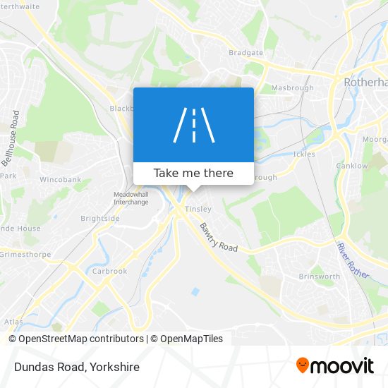 Dundas Road map
