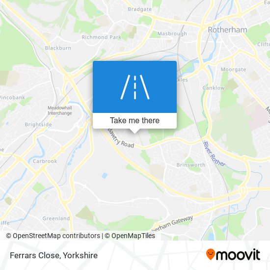 Ferrars Close map