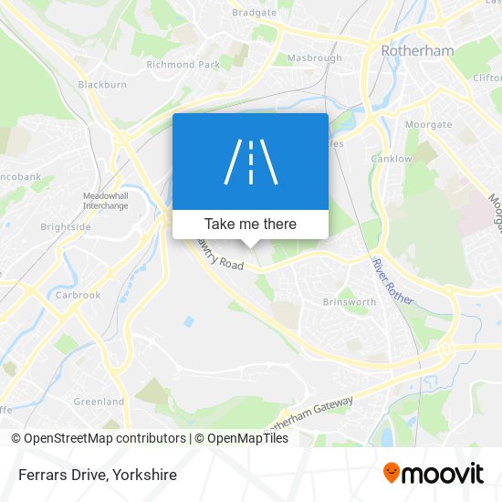 Ferrars Drive map